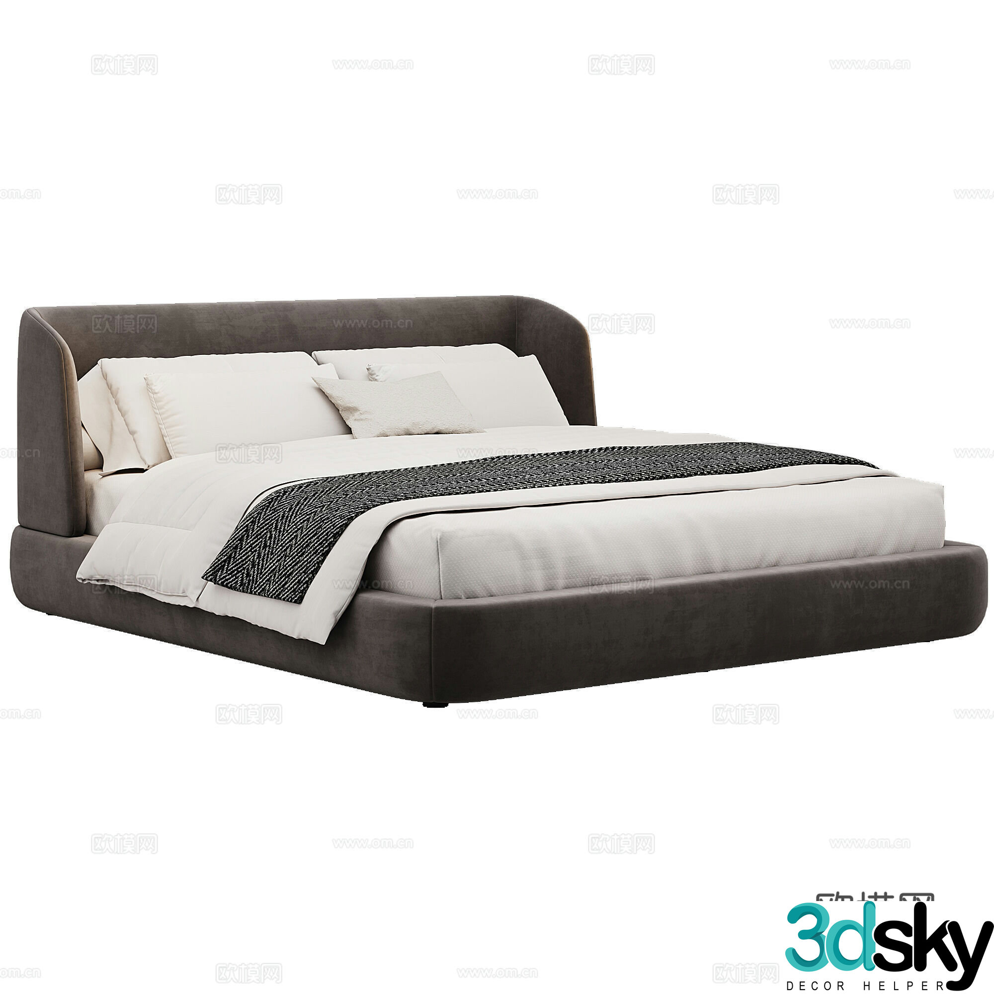 Bedroom bed 3d model