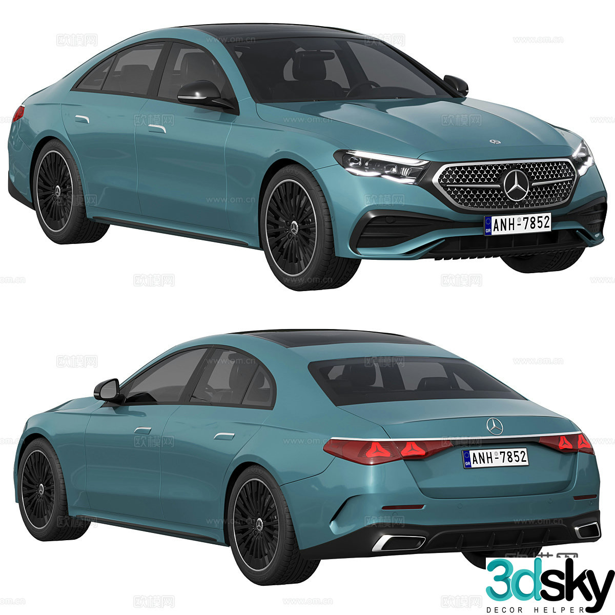 Mercedes-Benz E-Class AMG 2023 sedan 3d model