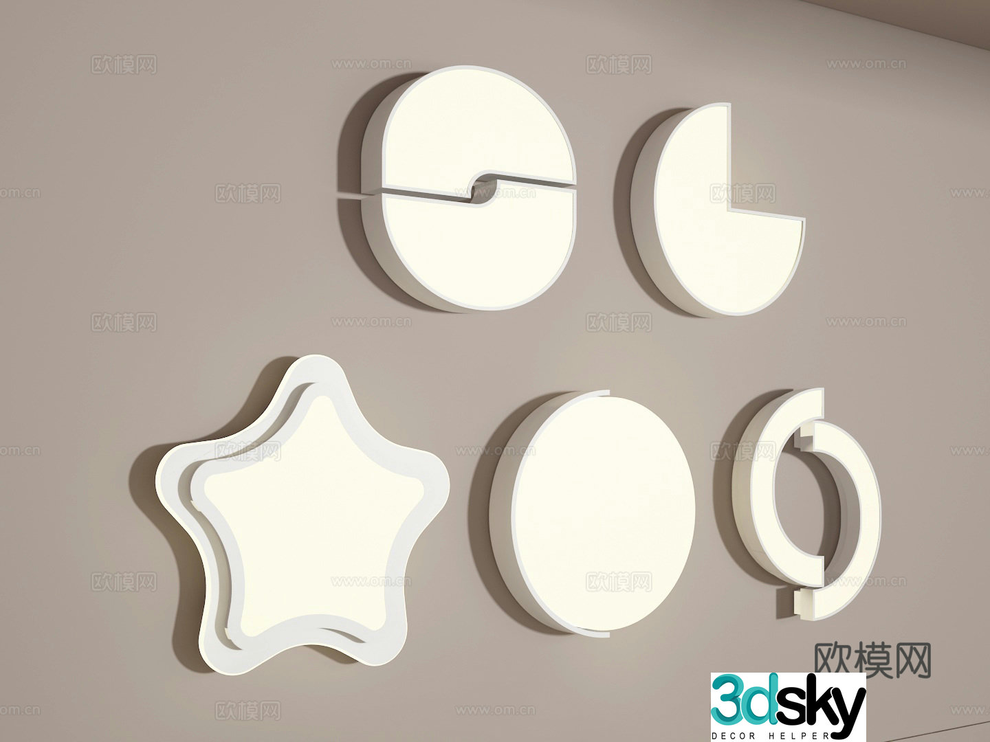 Ceiling light 3d model