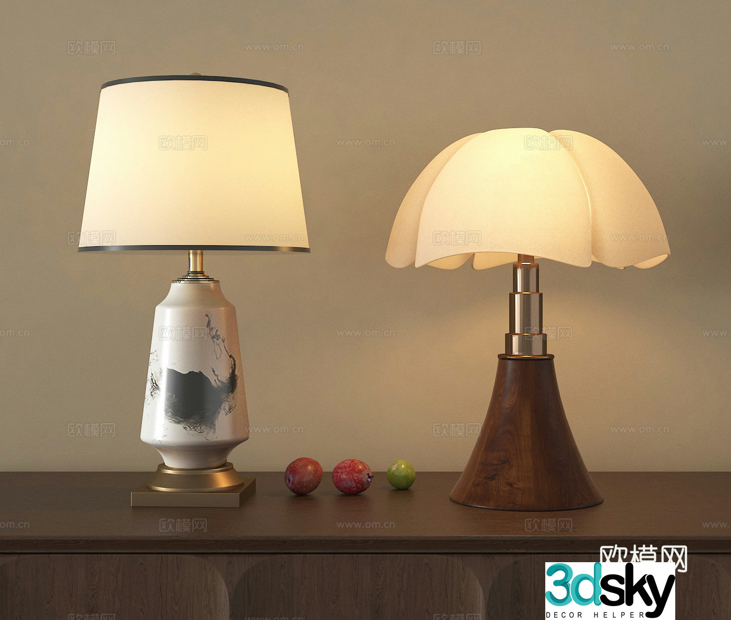 Desk lamp Desktop lamp Bedside lamp Reading lamp 3D model