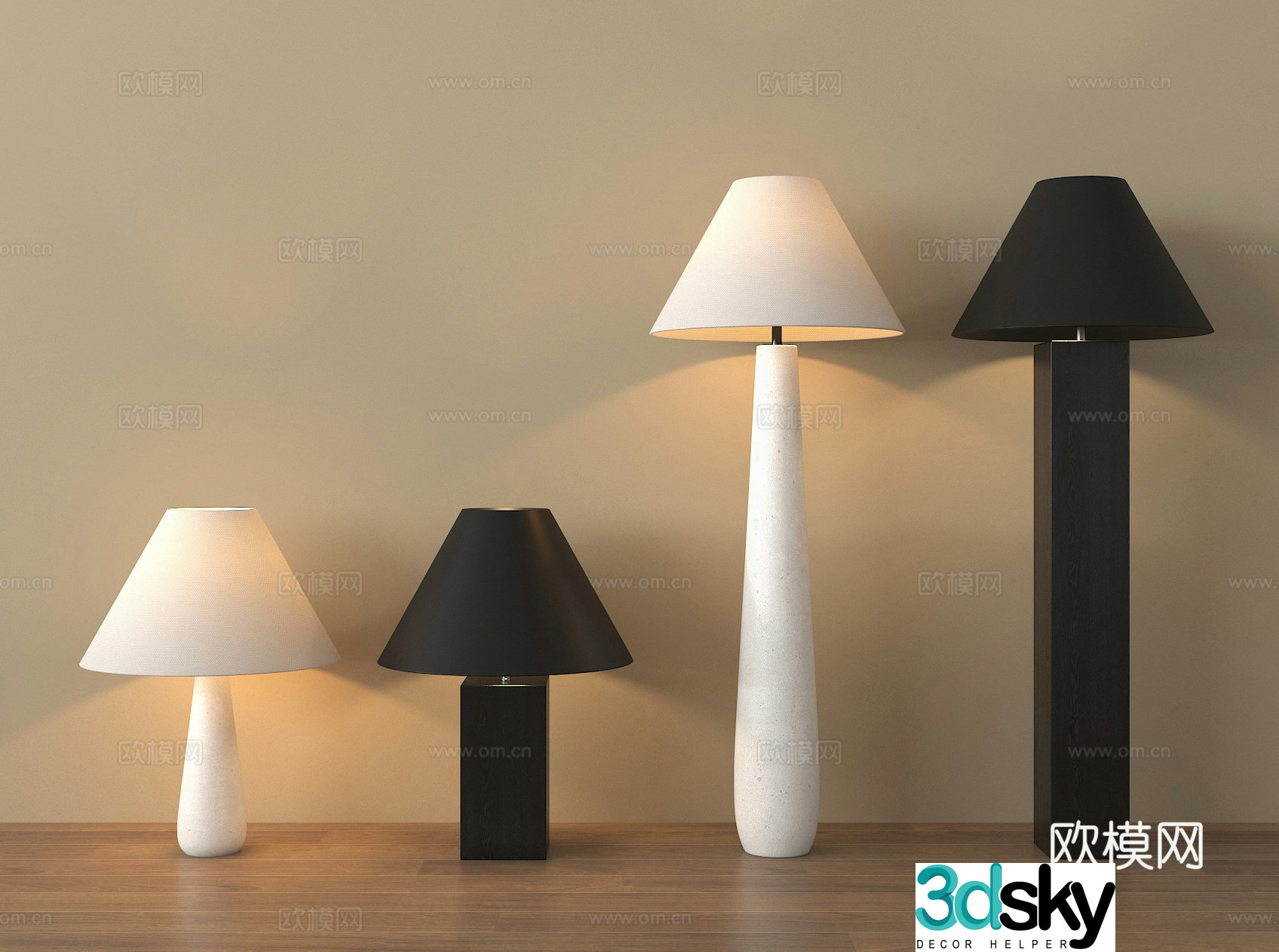 Desk lamp Reading lamp Desktop lamp Bedside lamp 3D model