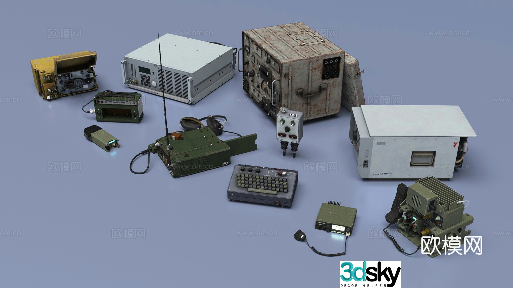 radio equipment 3d model