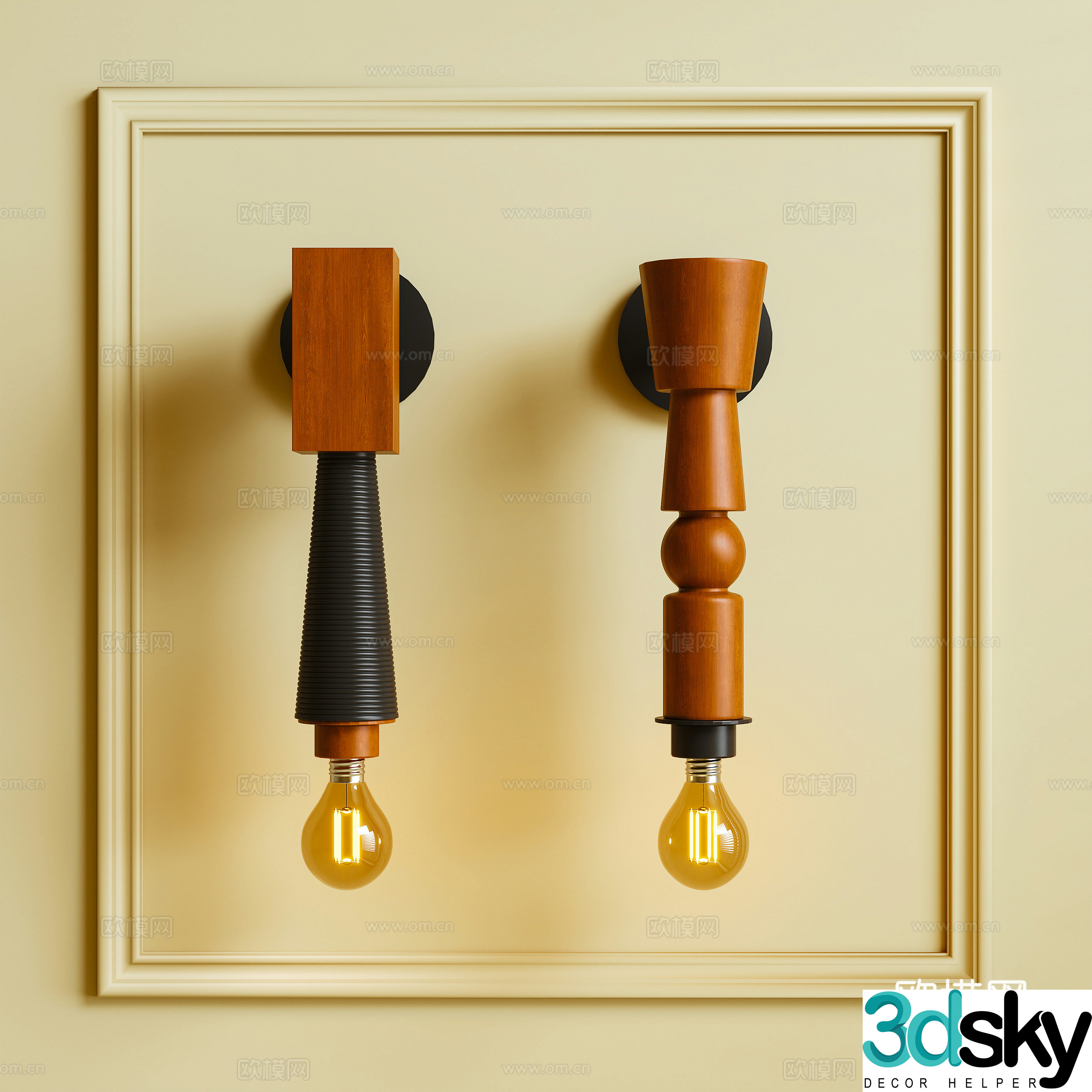 Wall lamp 3d model