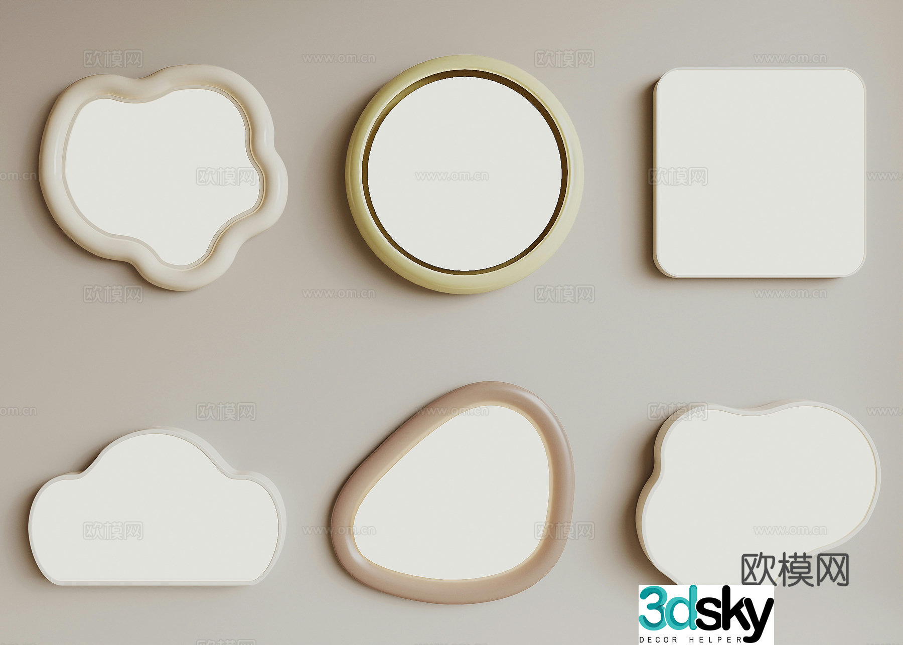 Modern ceiling light 3d model