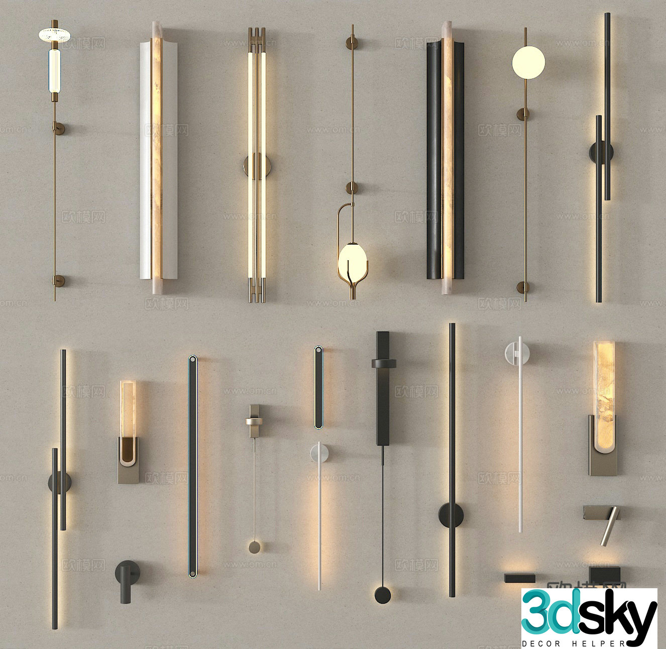 Wall lamp 3d model