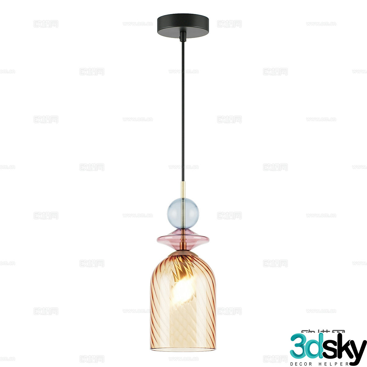Modern simple chandeliers chandeliers simple chandeliers light luxury chandeliers restaurant chandeliers lamps 3D model
