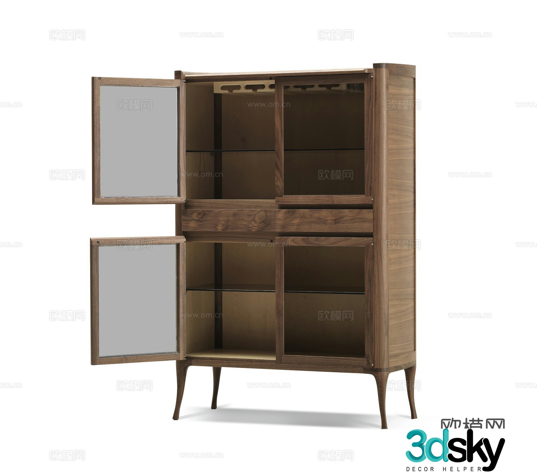 New Chinese wine cabinet 3D model
