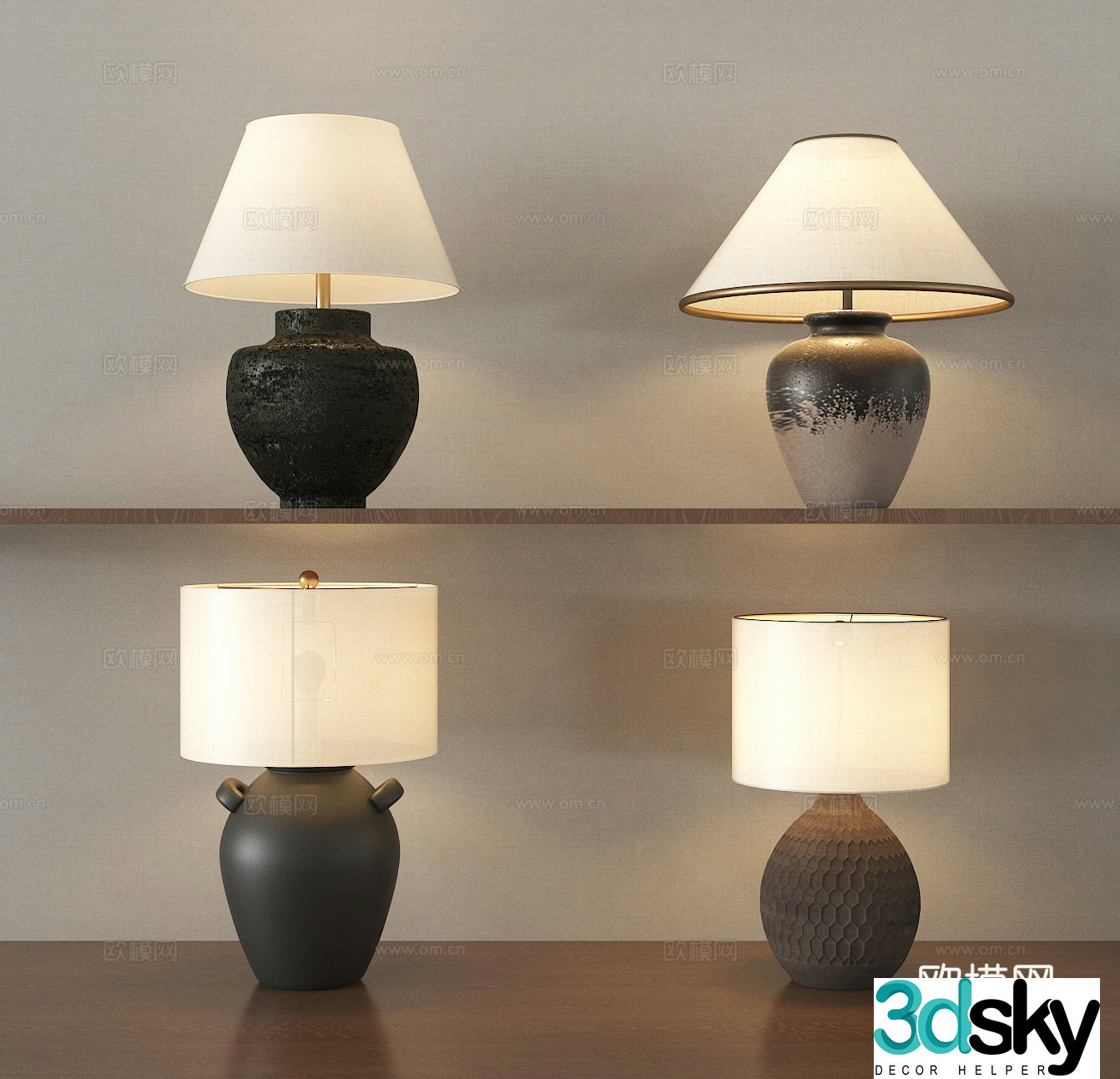 Desk lamp Desktop lamp Reading lamp Bedside lamp 3D model