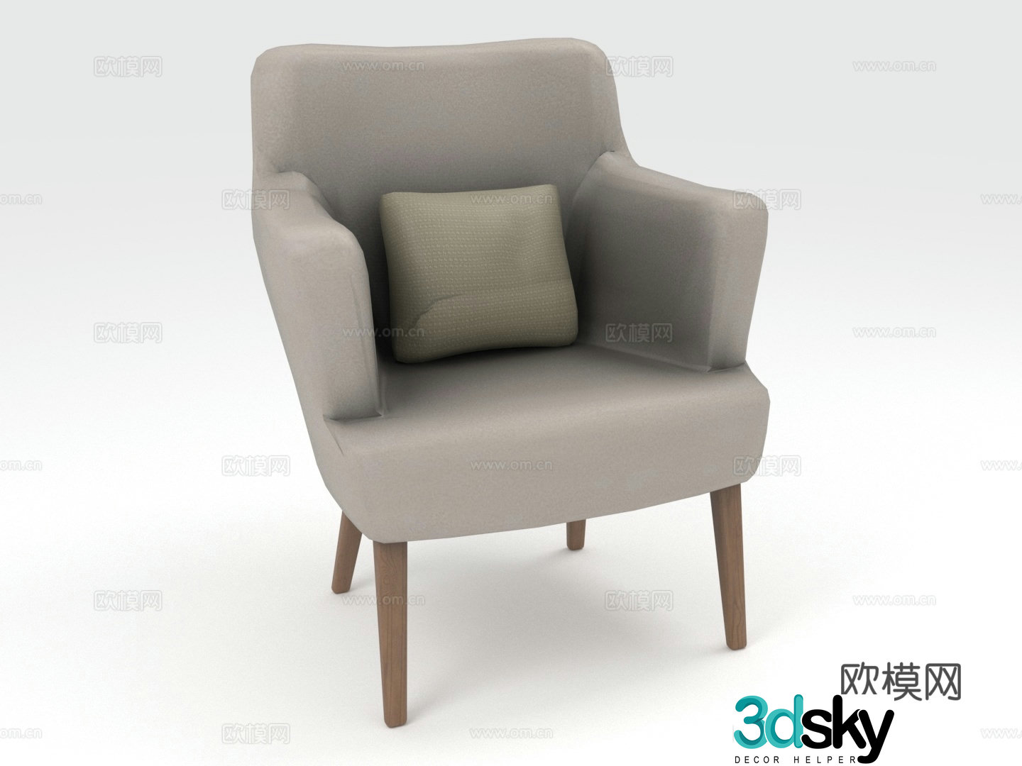 Leisure chair sofa chair armchair chair 3d model