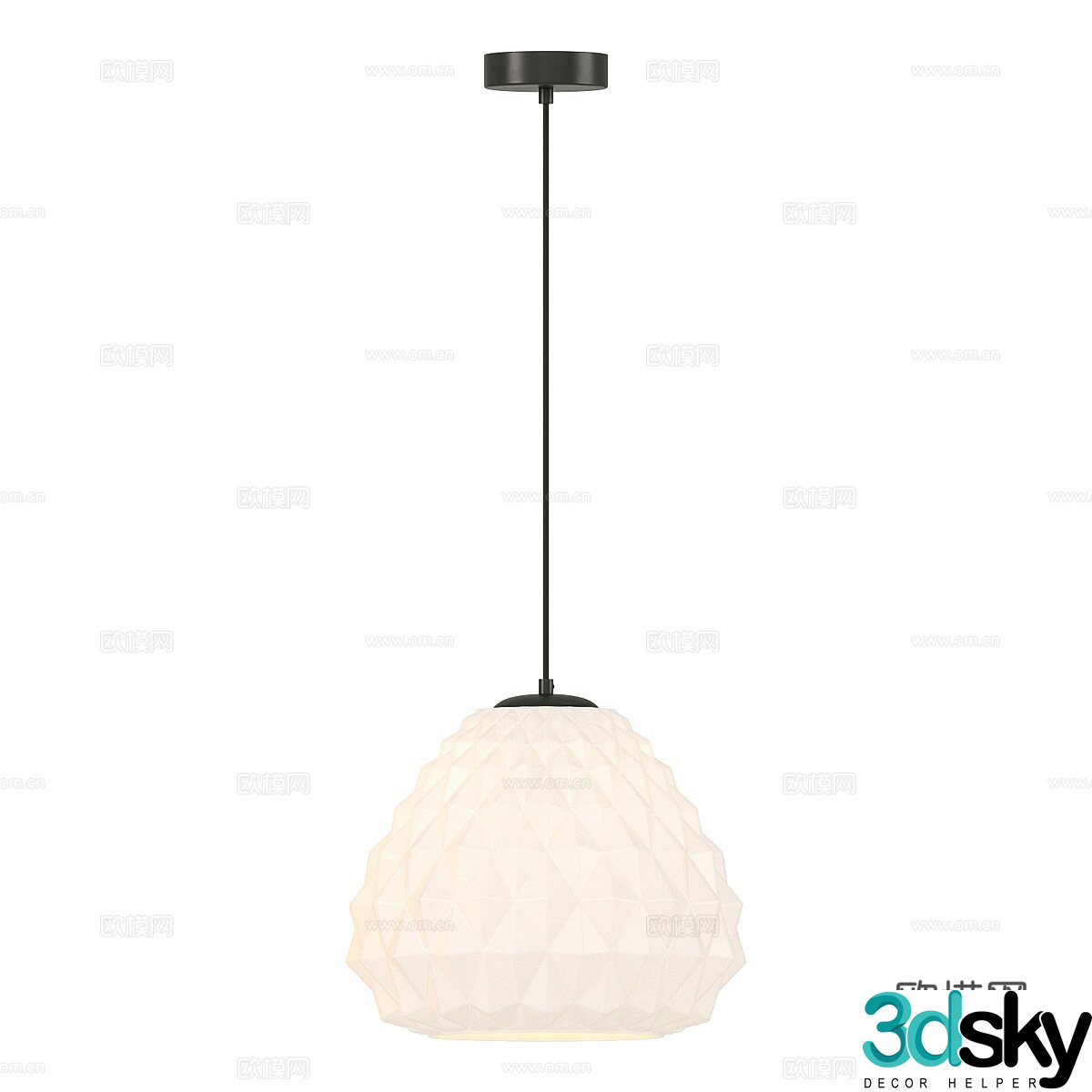 Modern bar chandeliers Restaurant chandeliers Art chandeliers Bedside chandeliers Glass chandeliers 3D model