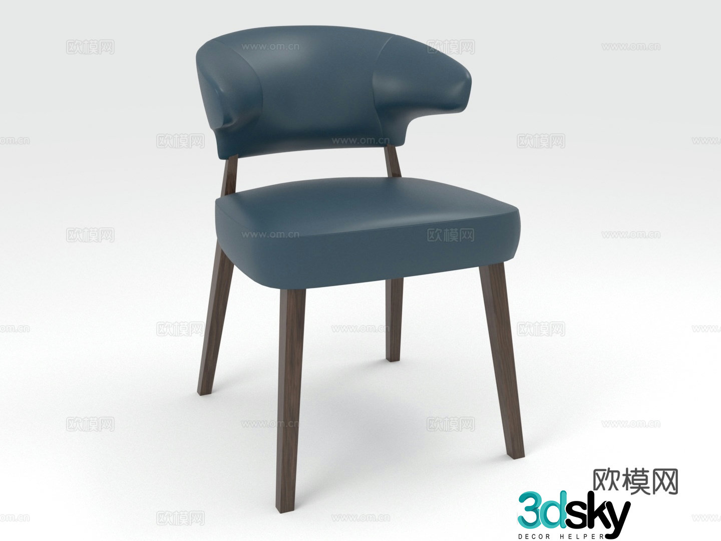 Armchair Dining Chair Leisure Chair Chair Seat 3d Model
