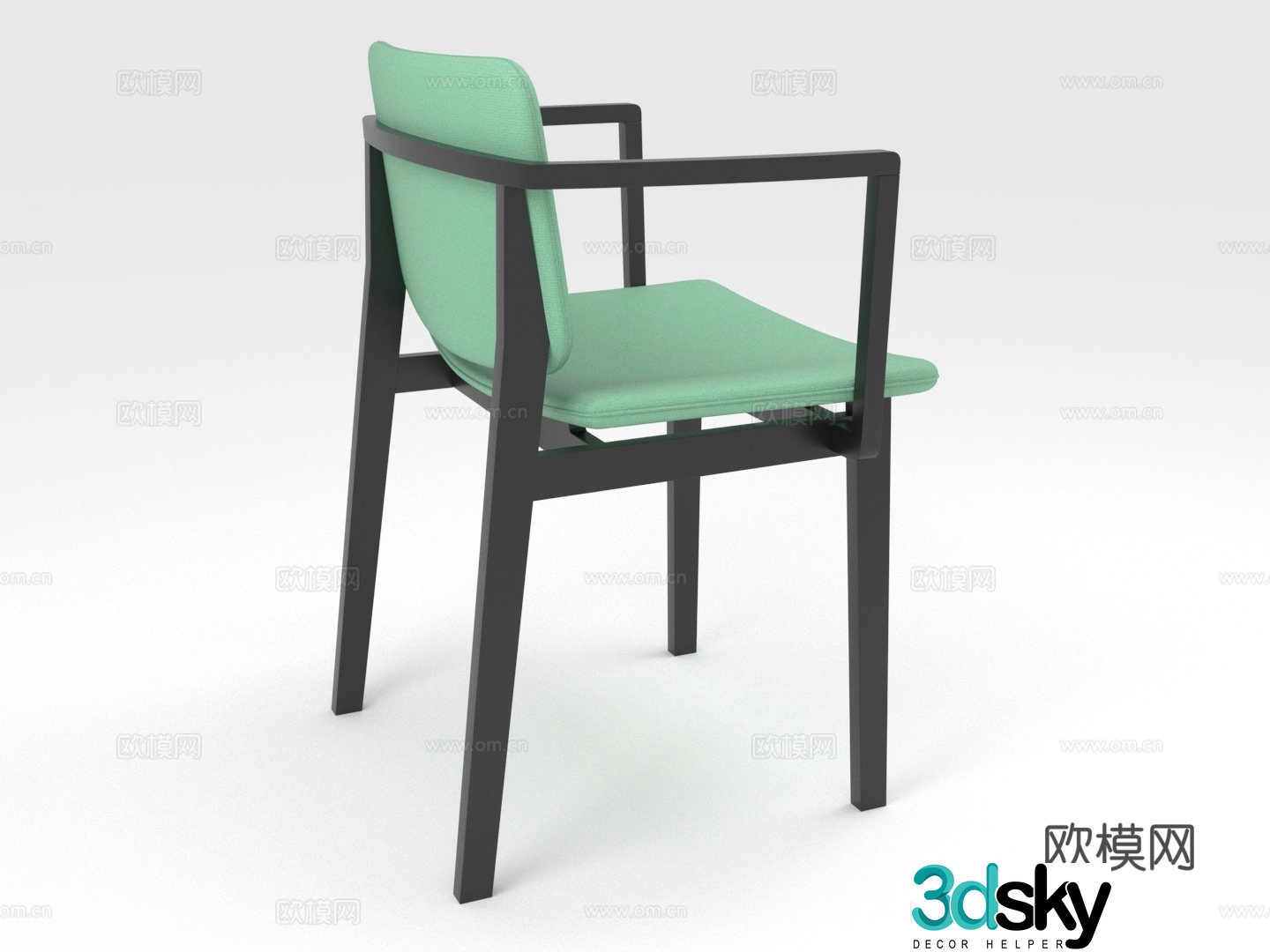 Armchair Dining Chair Chair Seat 3d Model