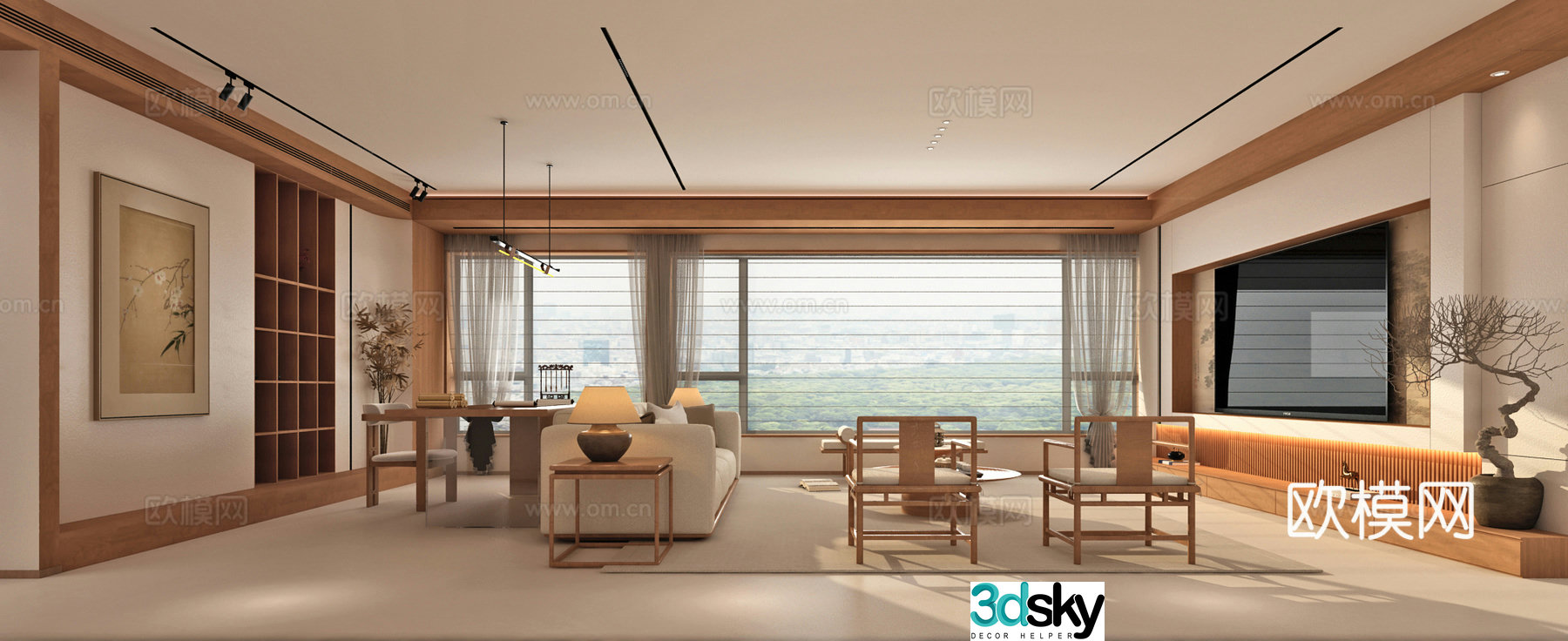 Song style aesthetic 3D model