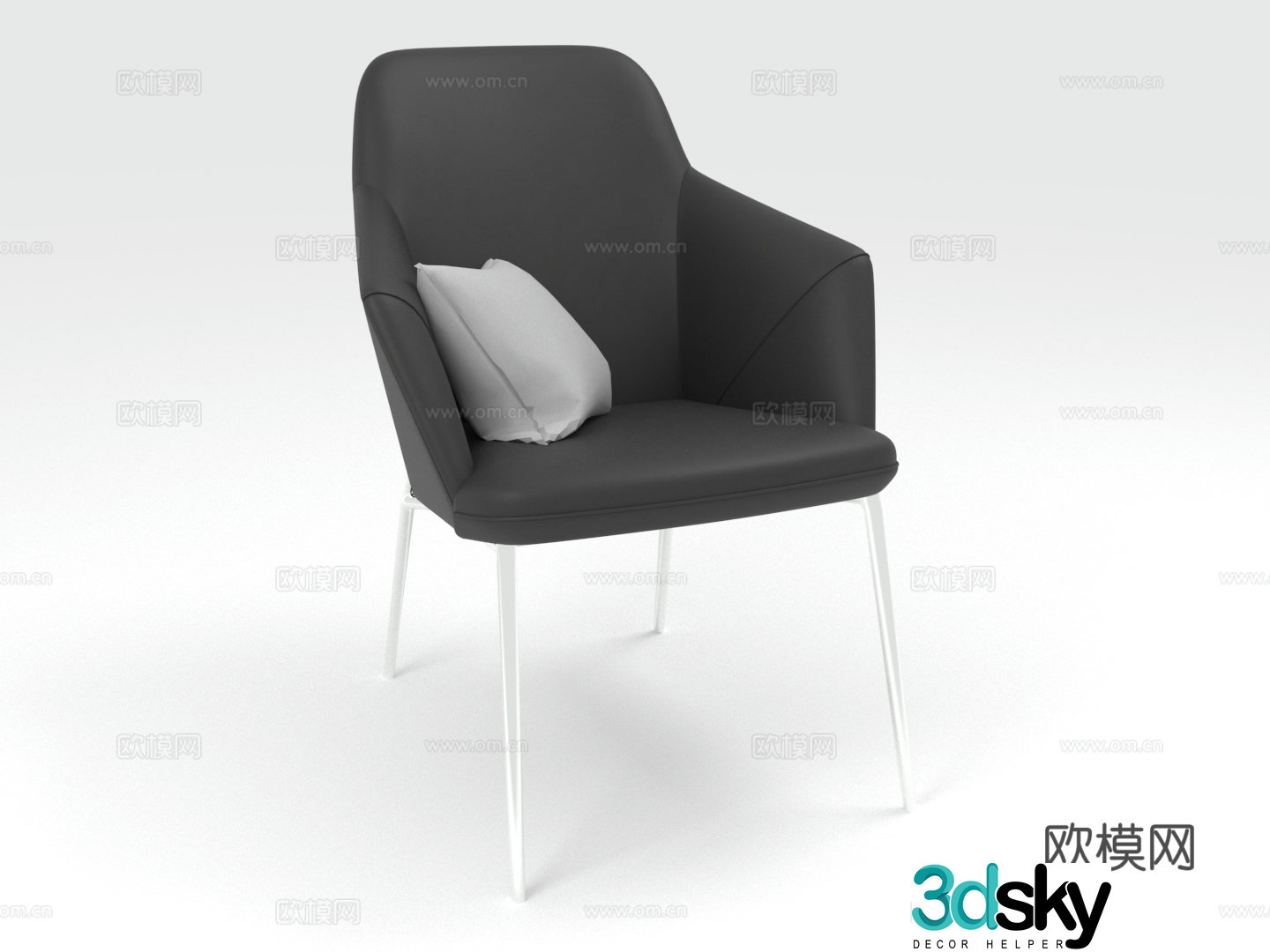Armchair Leisure Chair Chair Seat 3d Model