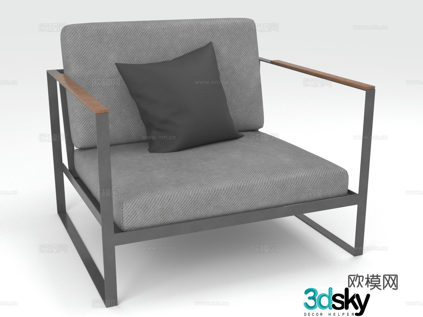 Sofa chair leisure chair armchair single chair chair 3d model