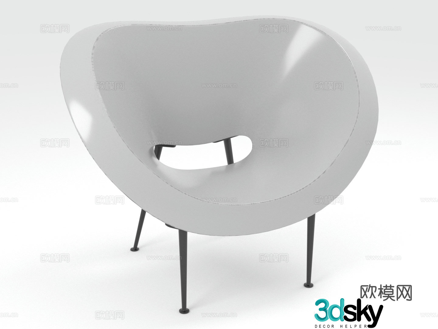 Leisure chair sofa chair seat 3d model