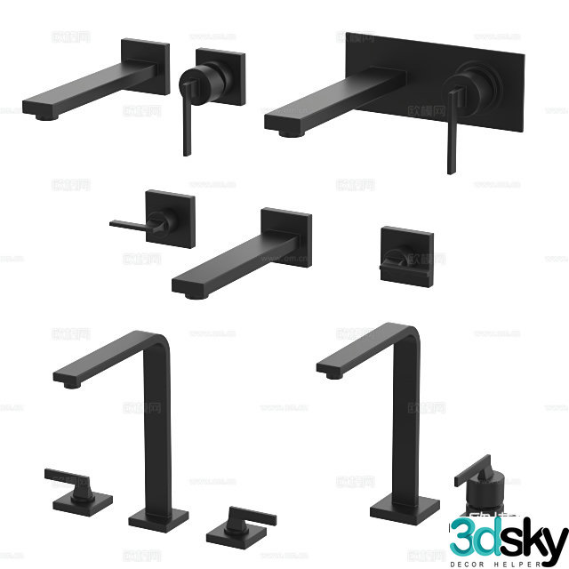 Modern faucet faucet 3d model