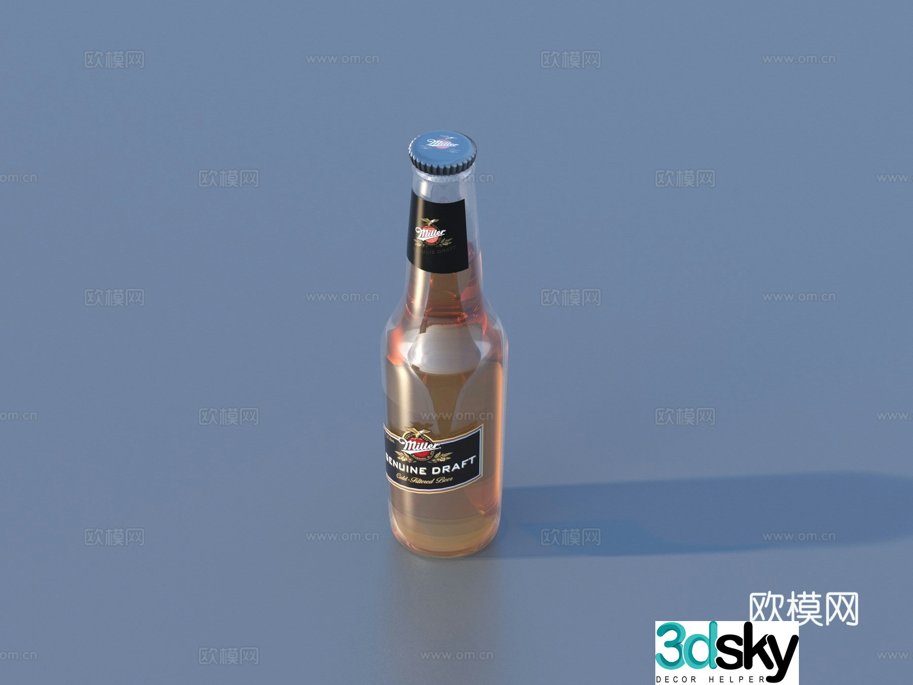 Wine bottle beer white wine famous wine wine 3d model