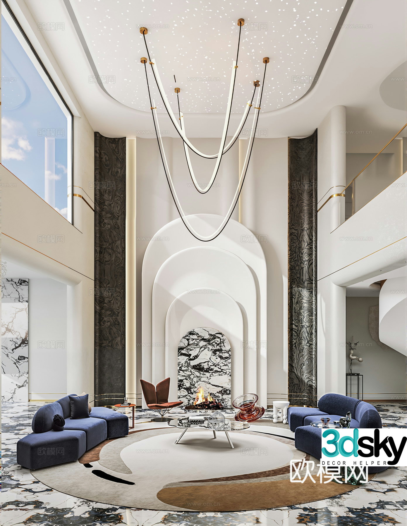 Living room 3d model