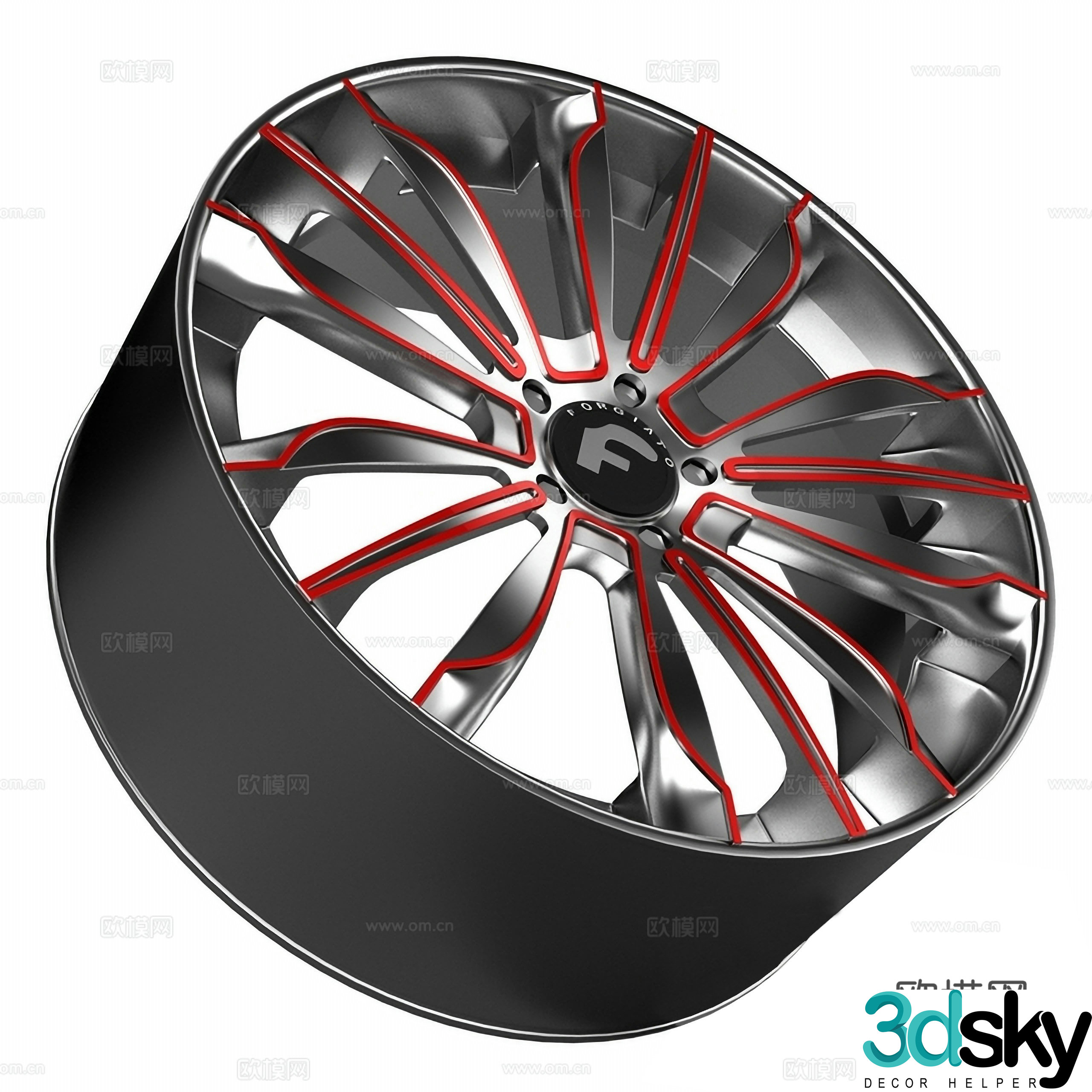 wheel hub wheel wheel wheel hub car wheel 3d model