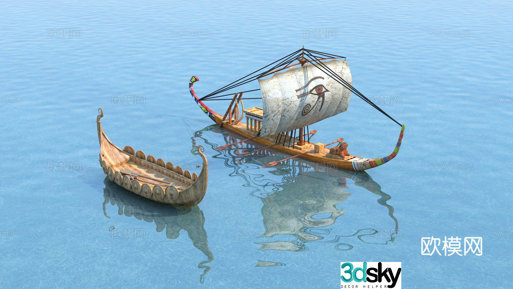 European classical ship, ancient ship, wooden boat, landscape ship, sailing ship, Persian ship, European ship 3D model
