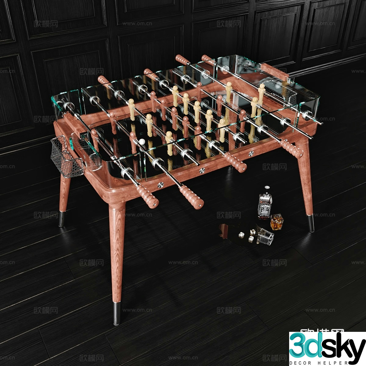 Teckell - 90 Minuto - Table Football 3d model
