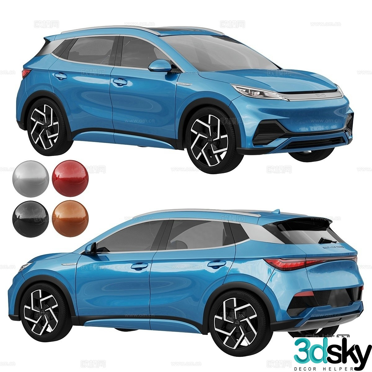 BYD Atto 3d model