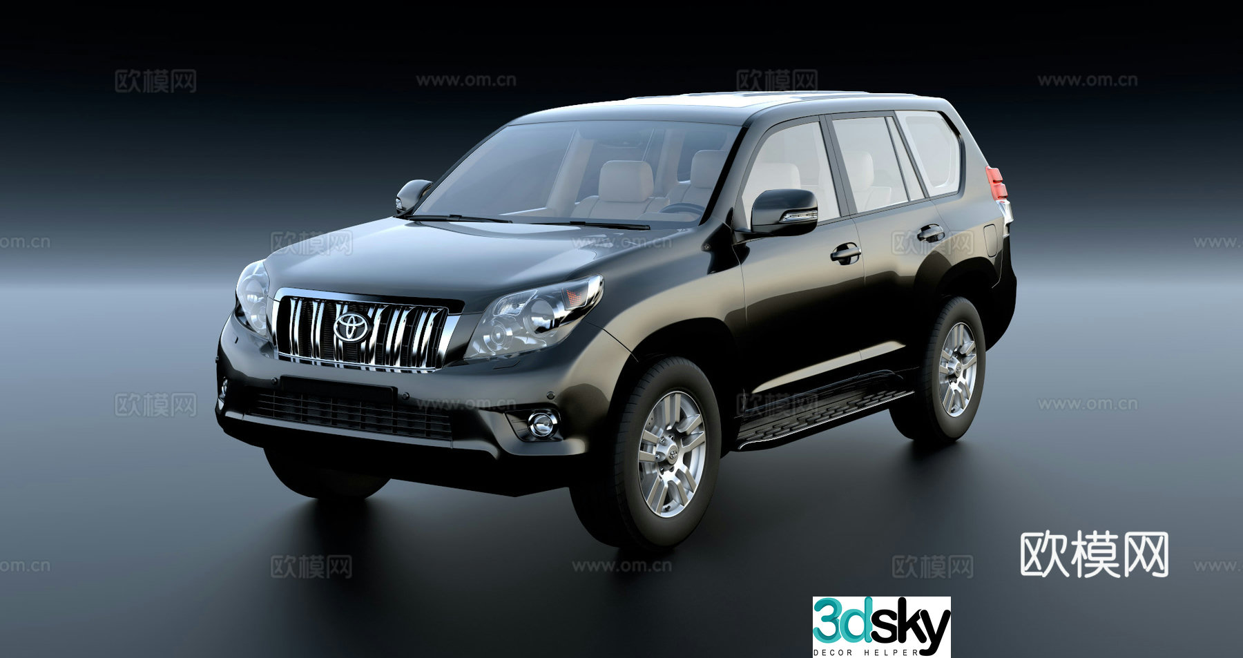 modern toyota toyota car car car 3d model