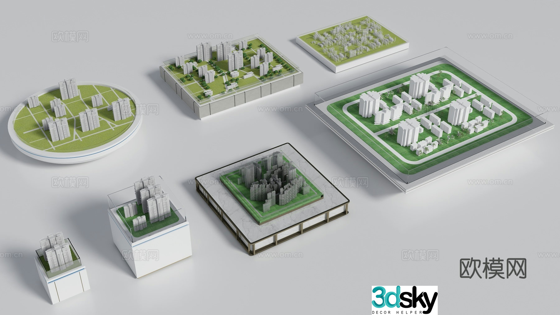 Modern sand table, architectural sand table, enterprise sand table 3D model