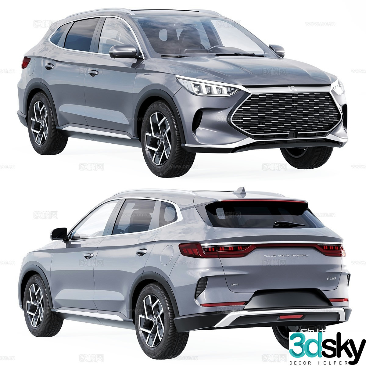 BYD Song Plus DM-i3d model