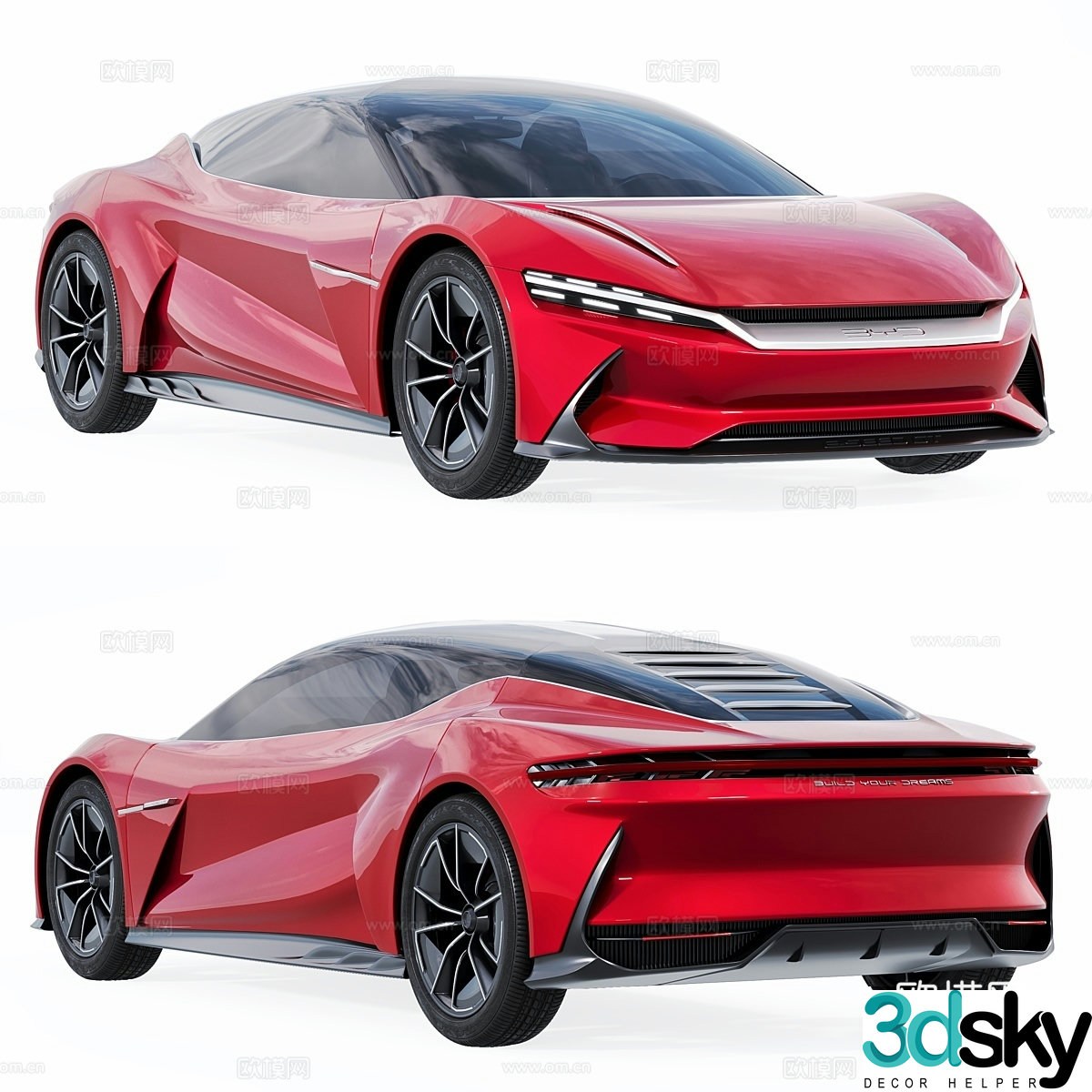 BYD E-Seed GT 3d model