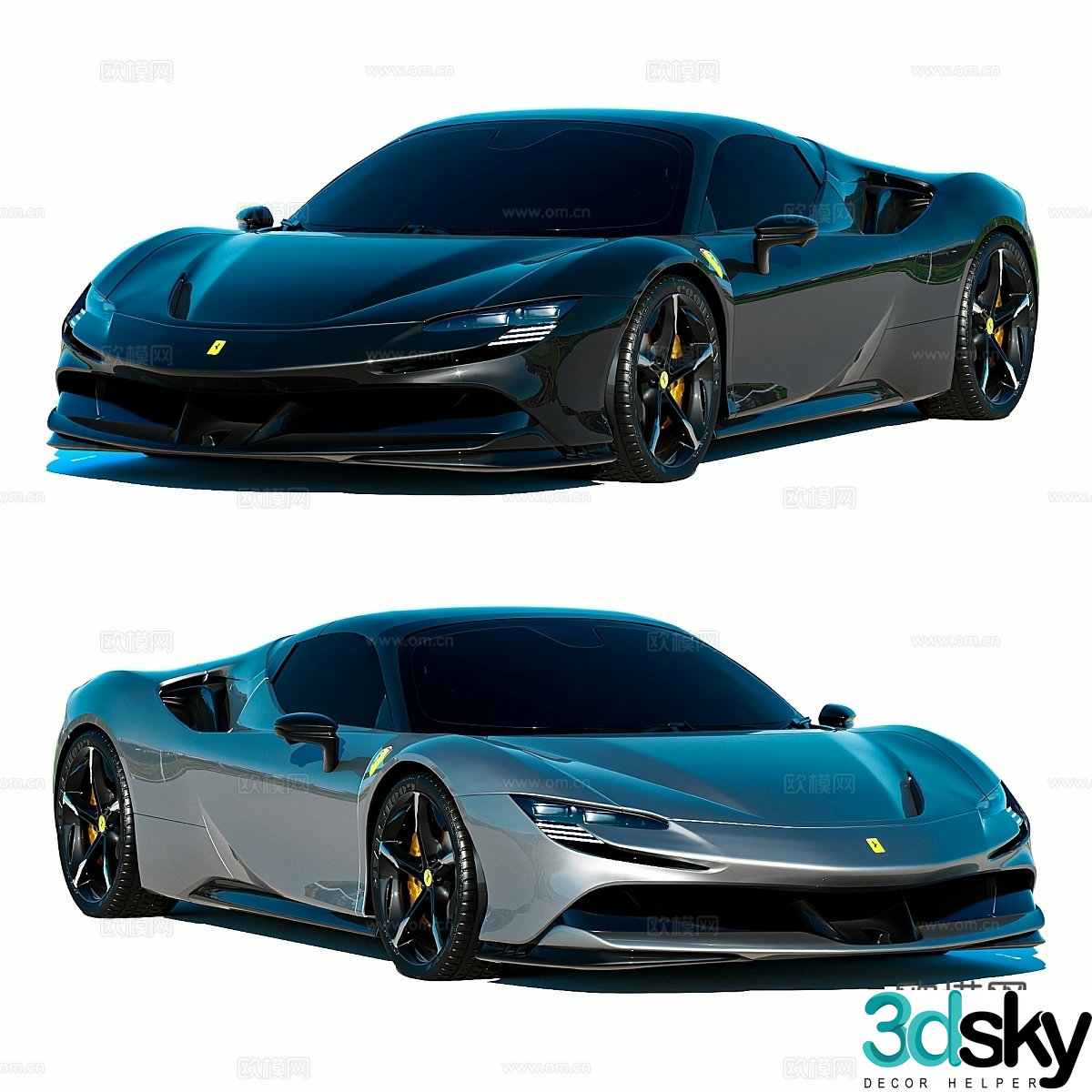 Ferrari SF90 Spider 3d model