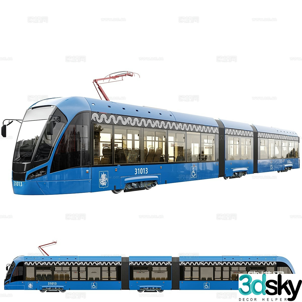 Tram Viaz-M3D model