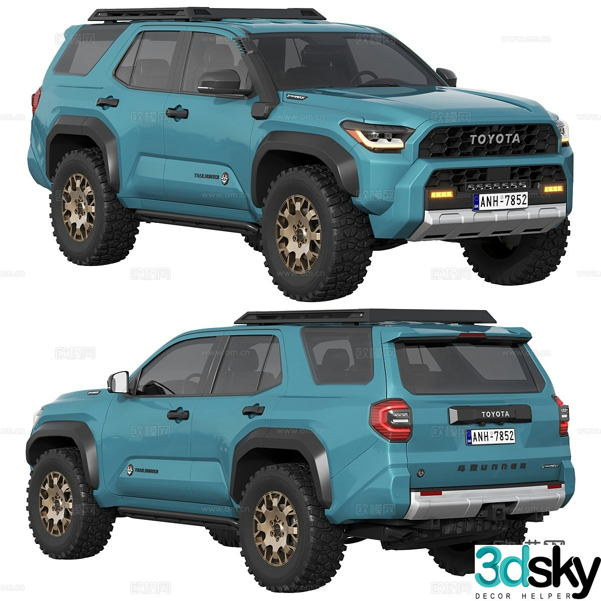 Toyota 4Runner Trailhunter 2025 3d model