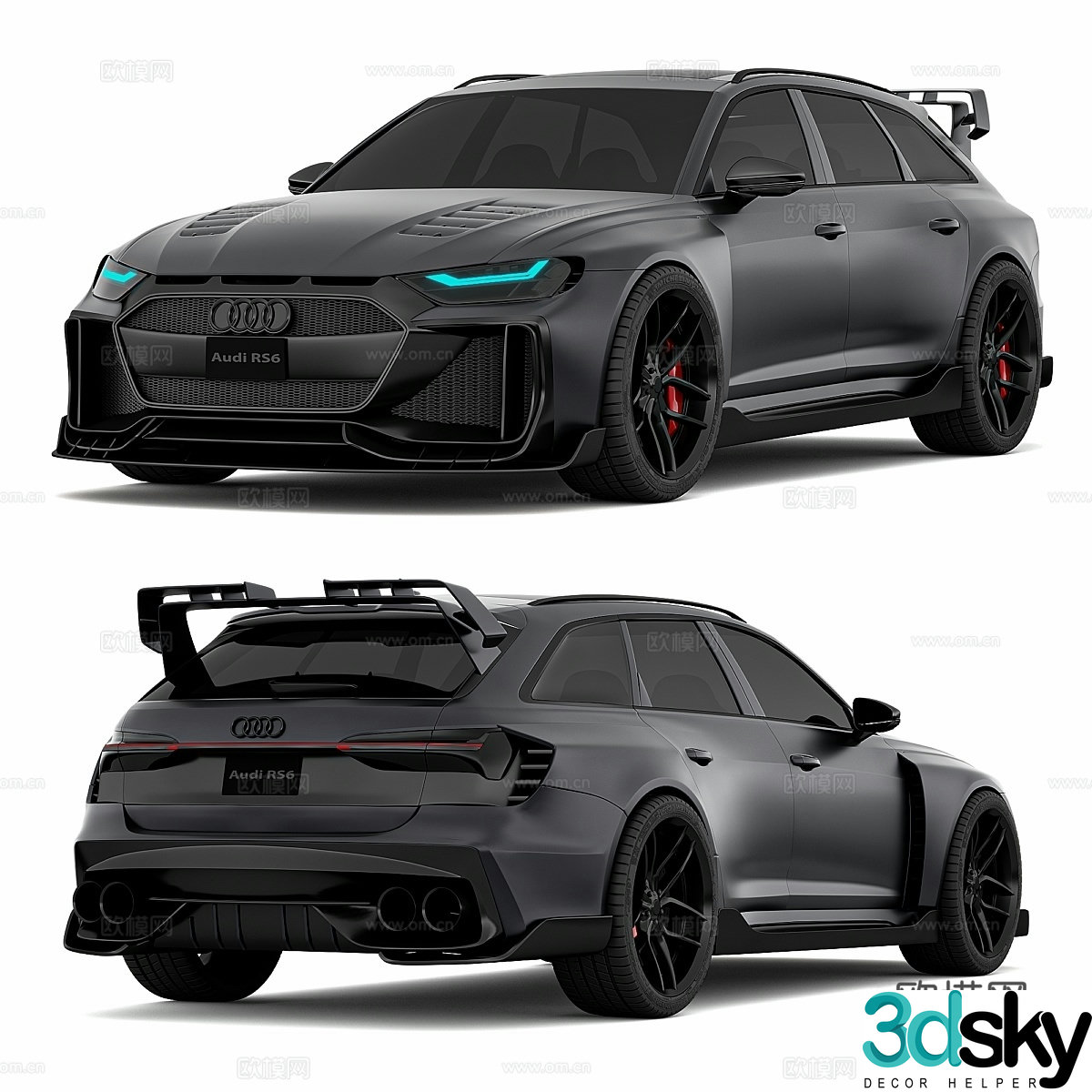 Audi RS6 Star Wars Hydrade 3d model