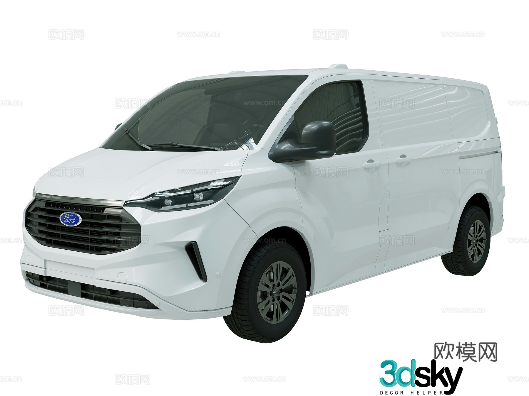 Ford transit van 3d model