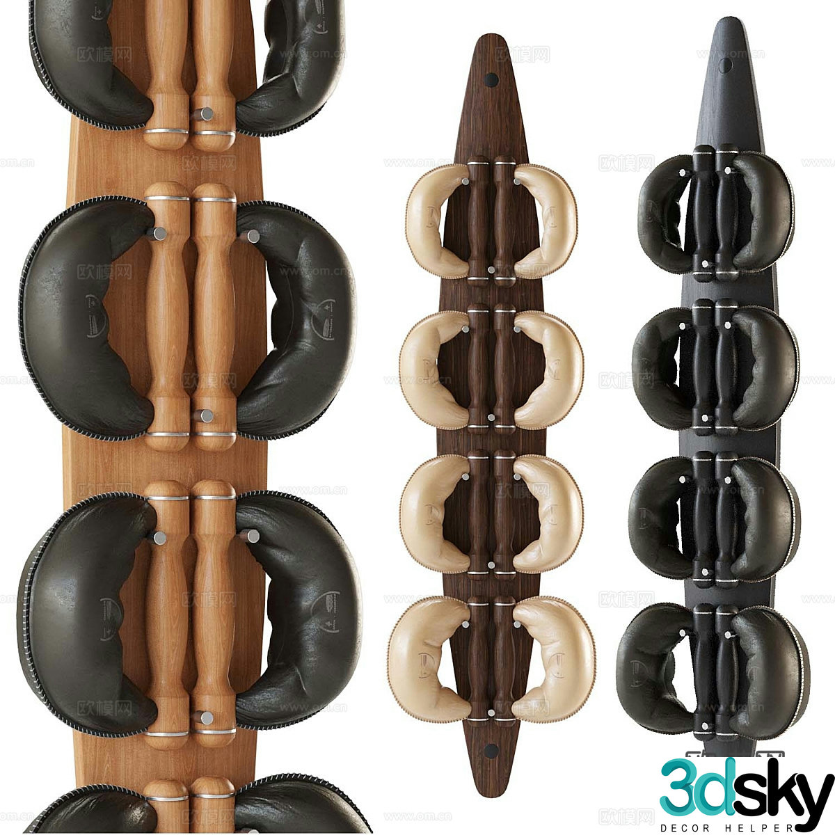 Modern SWING BOARD fitness equipment 3d model