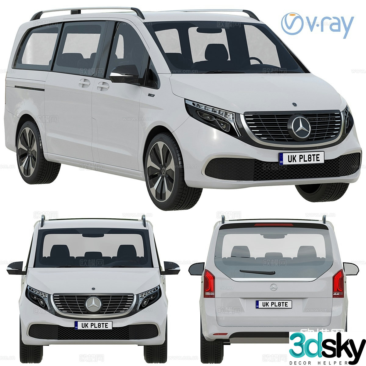 Mercedes-Benz EQV 3d model