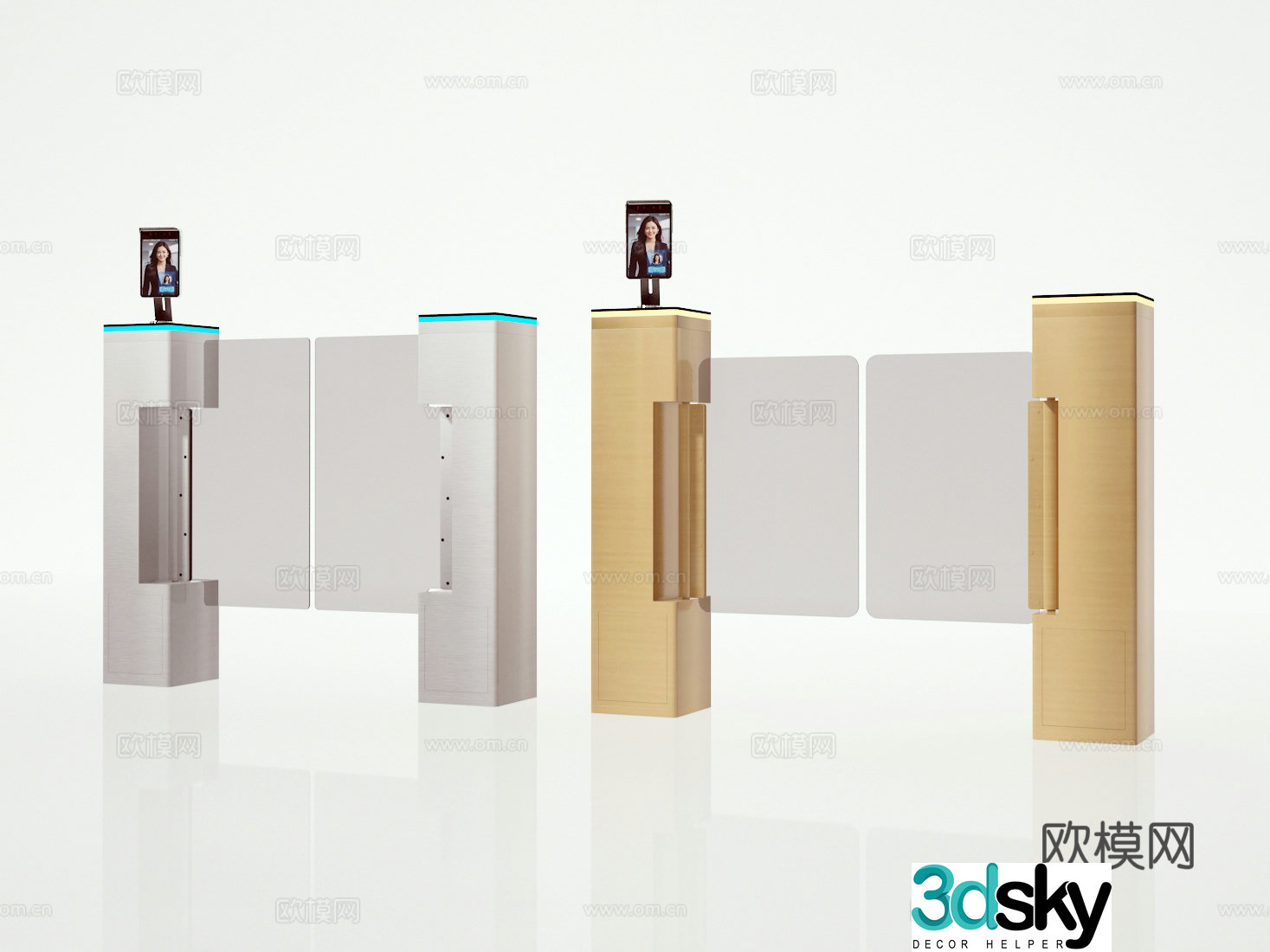 gate 3d model