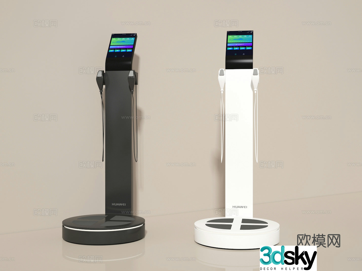 Body measuring instrument 3d model