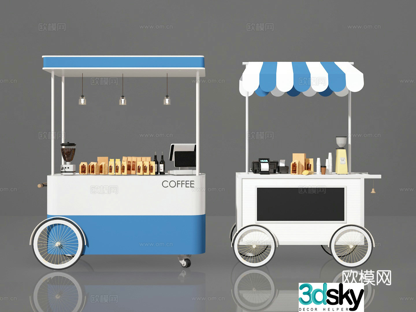 Vending truck 3d model