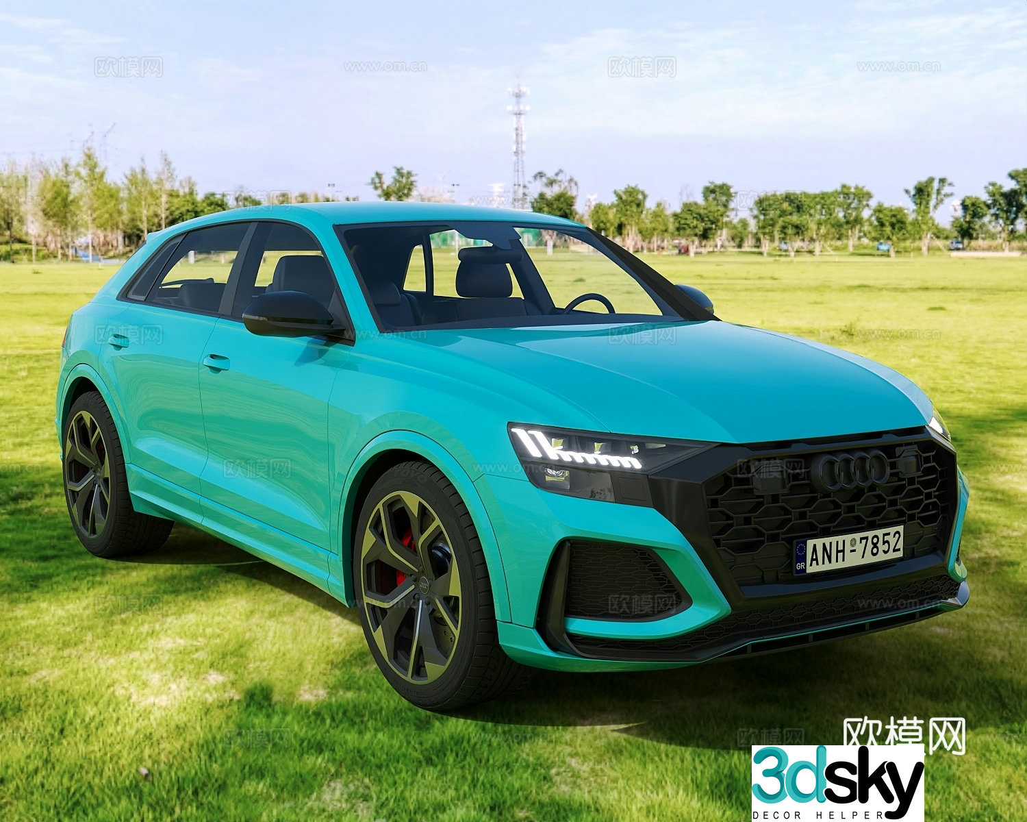 car sedan sports car 3d model