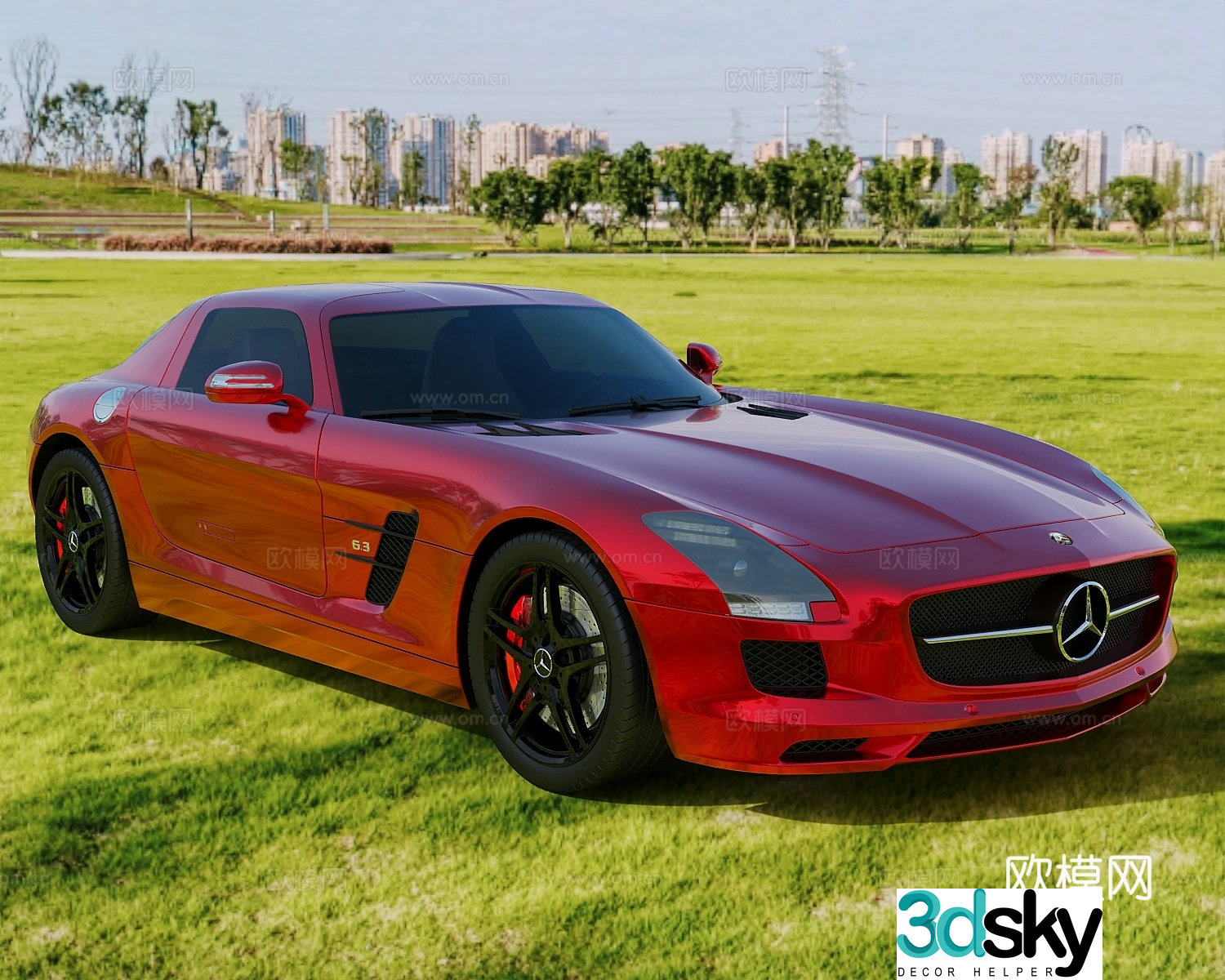 car sedan sports car 3d model