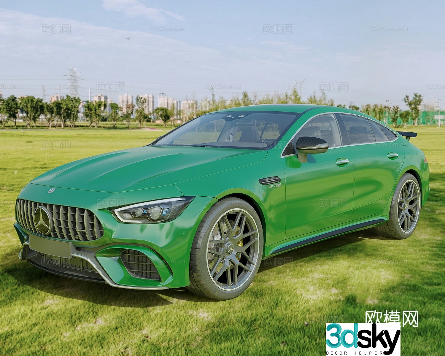car sedan sports car 3d model