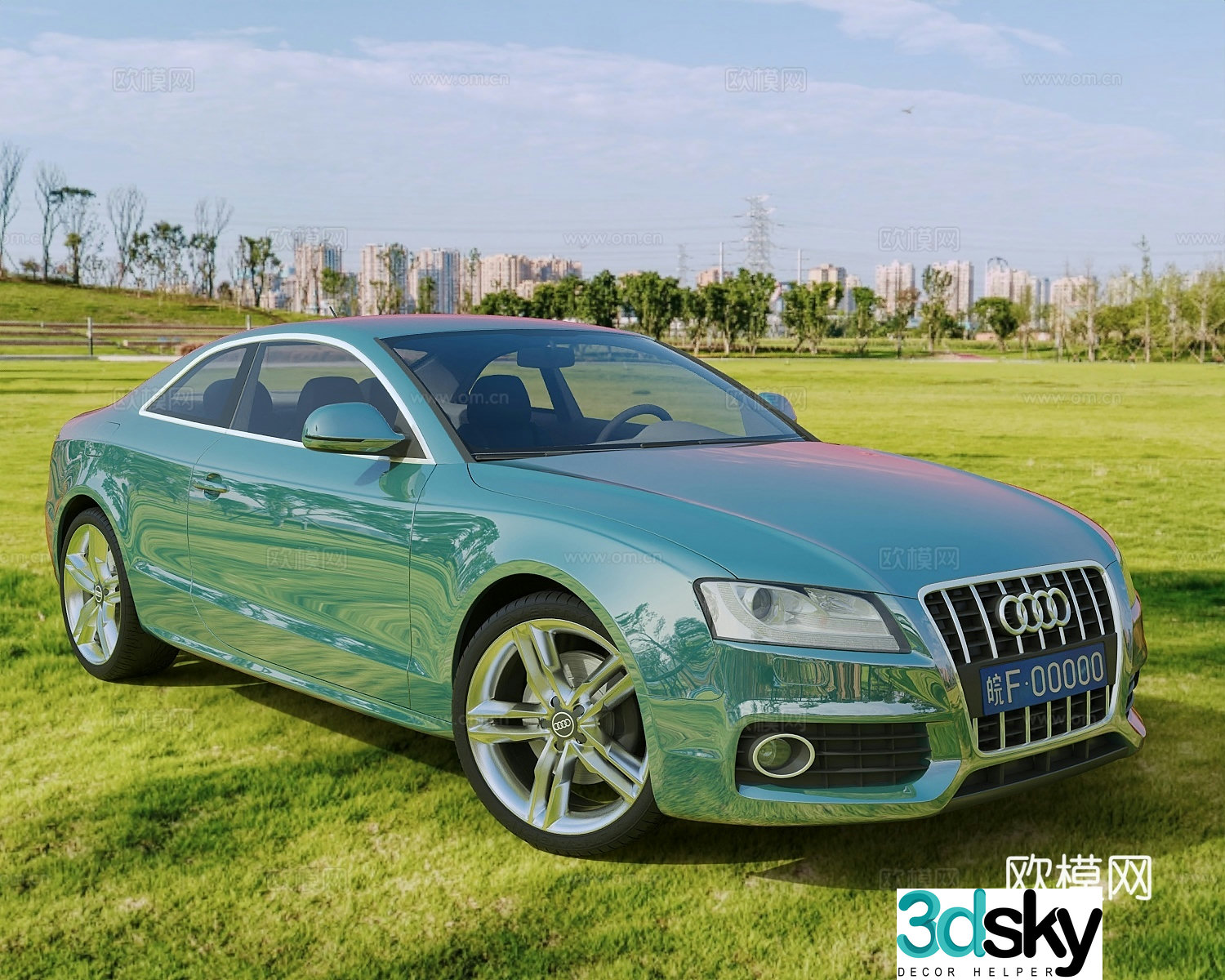 car sedan sports car 3d model