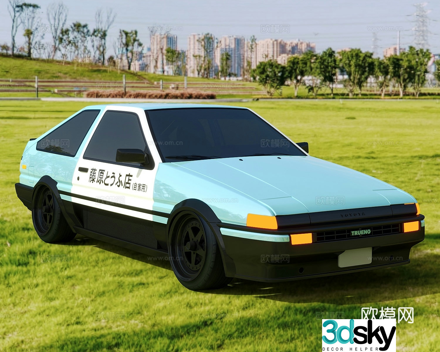 car sedan sports car 3d model