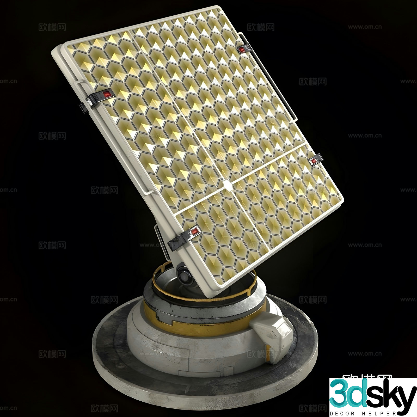 Solar panel 3d model