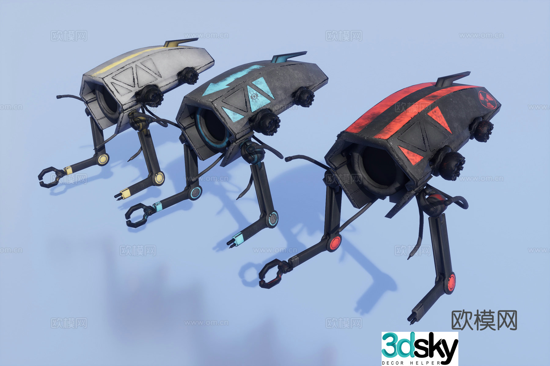 drone inspector 3d model