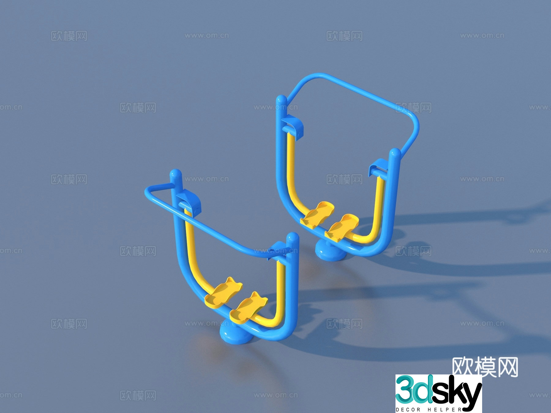 Fitness equipment 3d model