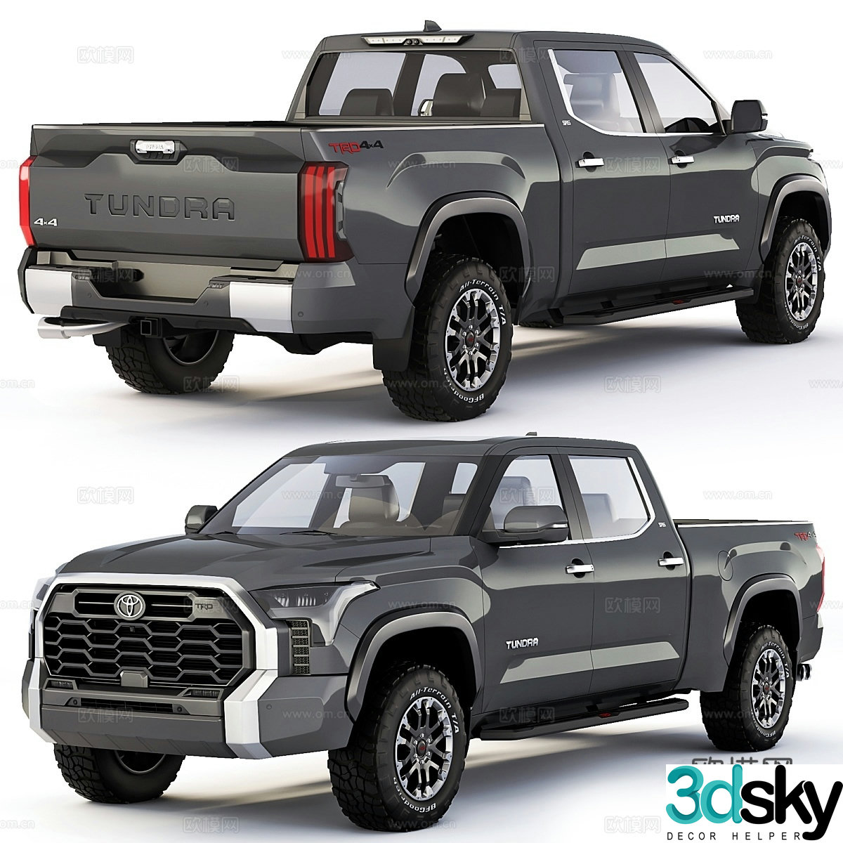 Toyota Tundra SR5 TRD 2022 3d model